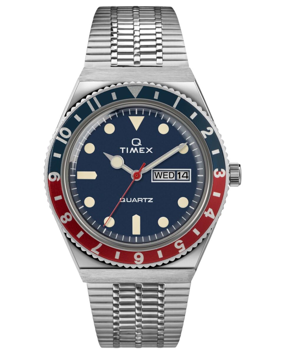 Timex Herren Analog Quarz Armbanduhr Q Reissue