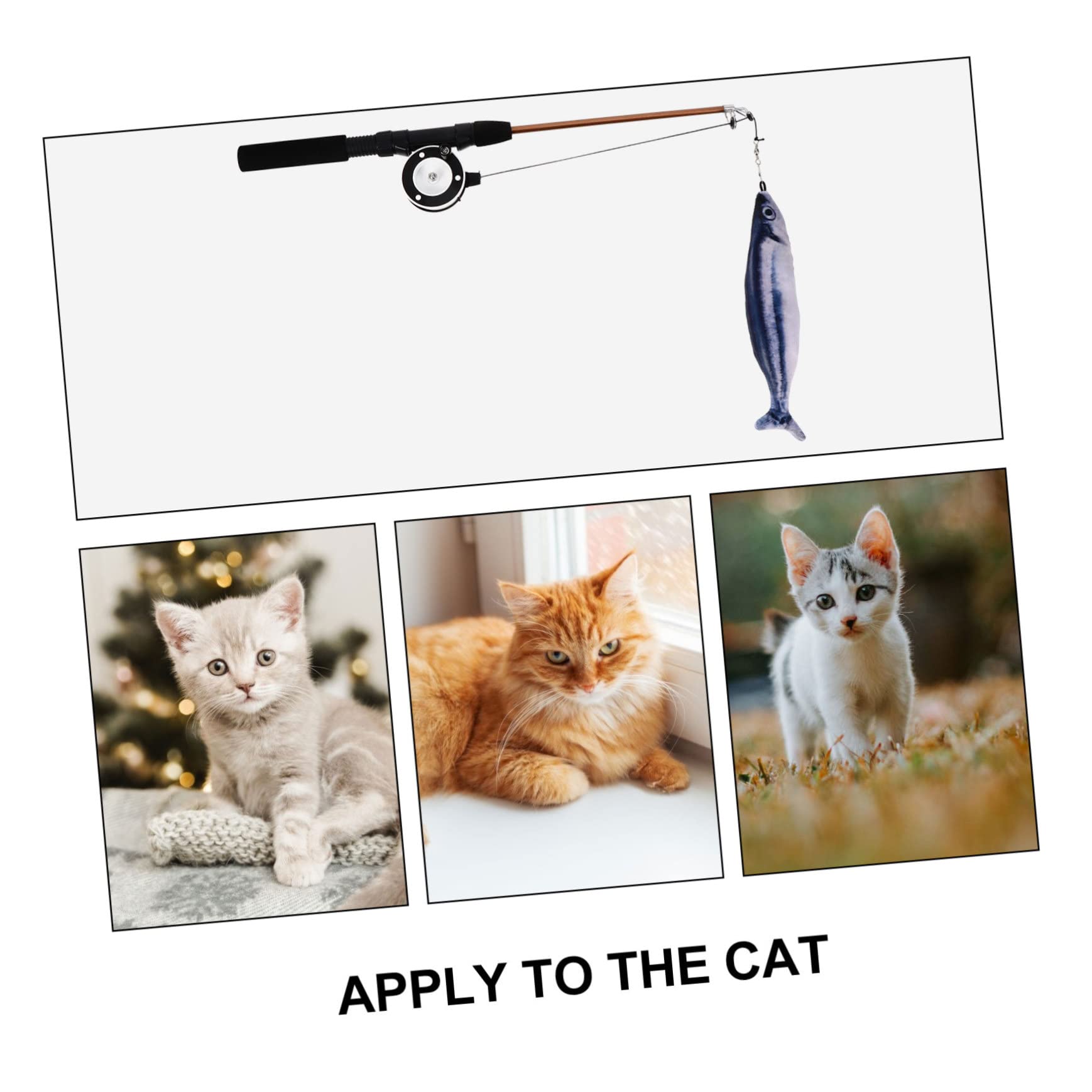 POPETPOP 3stücke Interaktives Katzenspielzeug Mit Ausziehbarem Pet Stick Und Lebensechtem Fisch Für Abwechslungsreiche Spielstunden Und Bewegung Für Ihre Katze