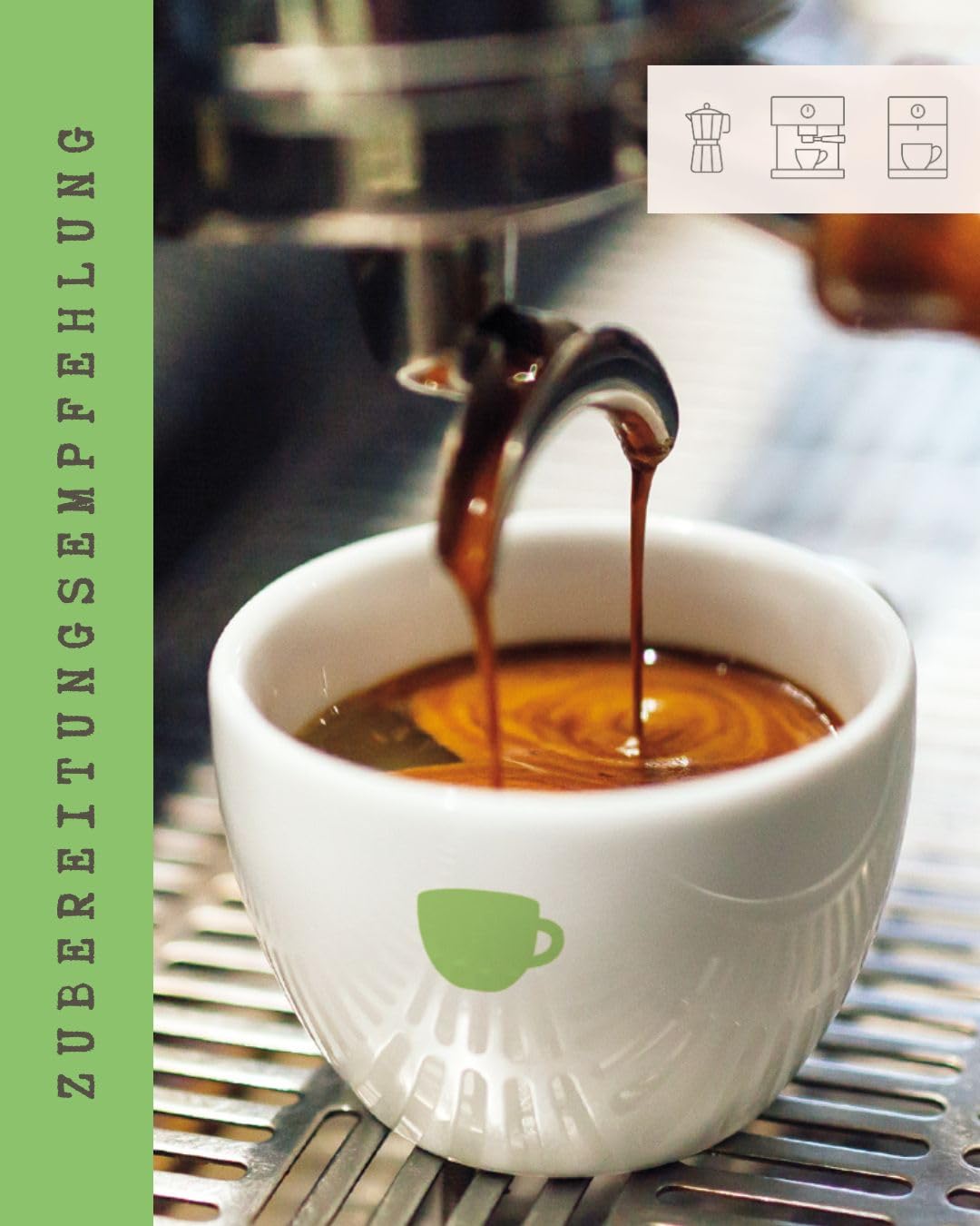 Green Cup Coffee Intenso | Robusta Kaffeebohnen Ganze Bohnen 1 kg | 100% Robusta Single Origin Indien Bio | Dunkle Röstung Schokolade Malz Nougat | Espresso Siebträger Vollautomat