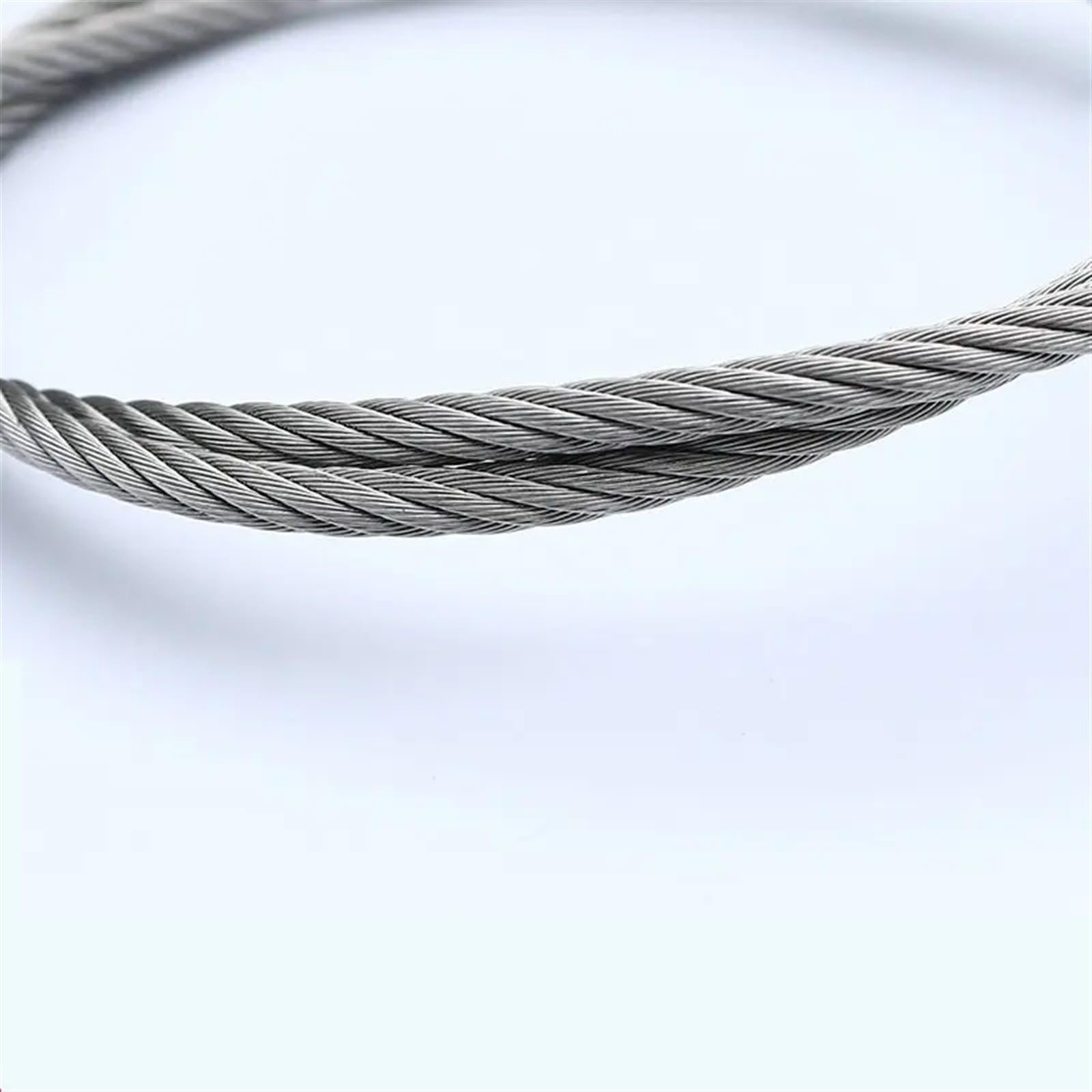 Cavo Acciaio,Filo Acciaio Lunghezza 1M, 2M, 3.0M, 4M, 5M del Cavo Metallico dell'Acciaio Inossidabile del Diametro 1.5-5MM(2Meters,8mm Diameter Wire)