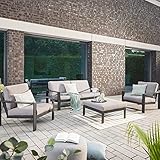 ✅ 𝐋𝐀𝐍𝐆𝐋𝐄𝐁𝐈𝐆: Der Rahmen besteht aus leichtem, extrastabilem und rostfreiem Aluminium und ist somit wetterfest.