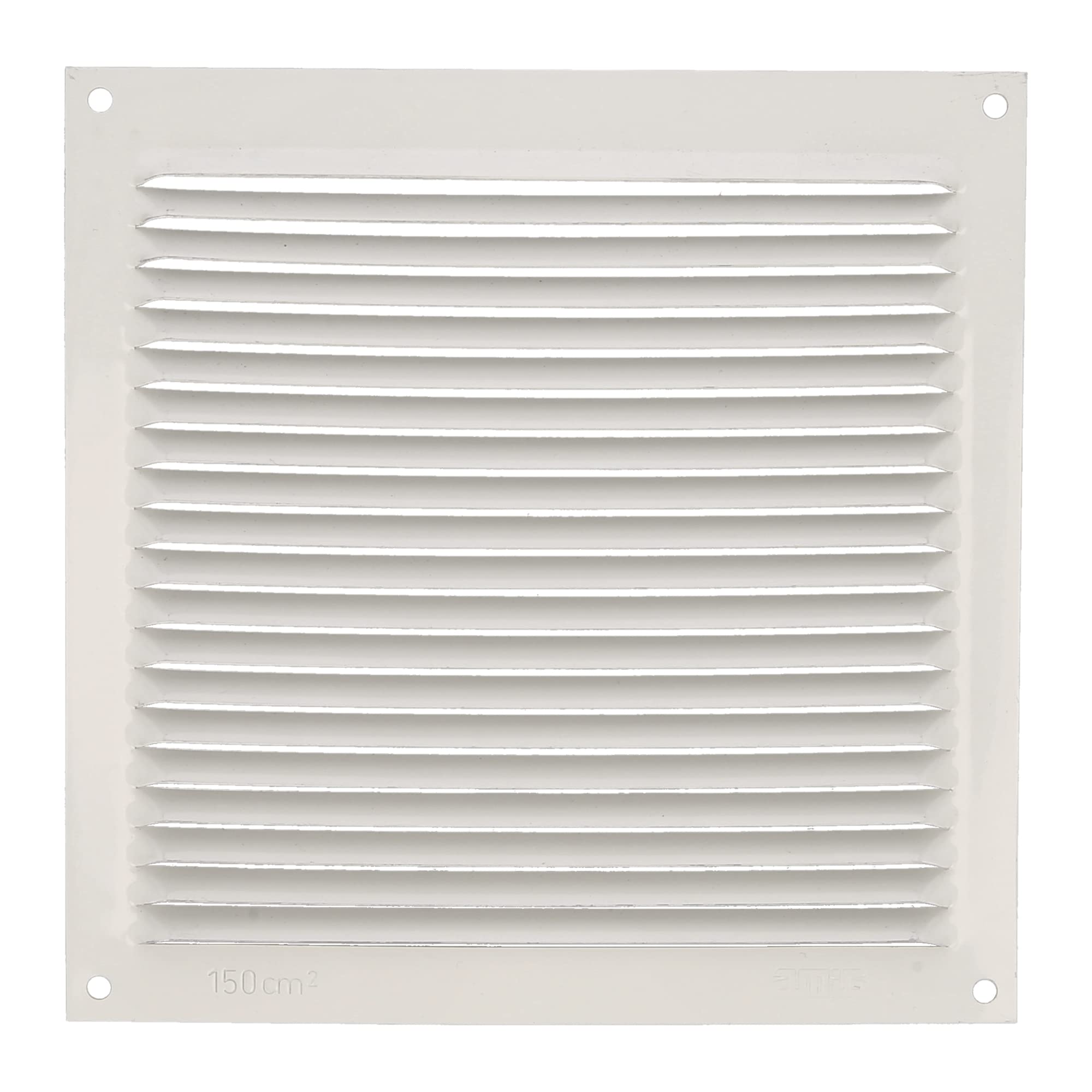 Amig White - Square Aluminium Ventilation Grille | Air Vent Grille | Ideal For Kitchen And Bathroom Ceilings | Dimensions: 170 X 170 Mm | Colour: