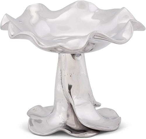 Arthur Court Carmel Pattern - Cuenco de inmersión elevado de 5.5 pulgadas de diámetro y 4.5 pulgadas de alto