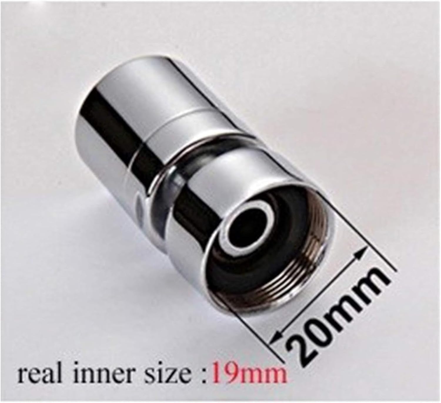 Adapter do kranu z napowietrzaczem kranu, obracany o 360 stopni, gwint męski/żeński 18 mm/20 mm, złącze do baterii łazienkowej, trwała konstrukcja z mosiądzu
