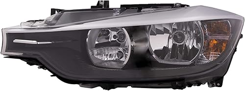 HEADLIGHTSDEPOT Faro halógeno conductor izquierdo CAPA compatible con BMW F30 3-Series 328i/335i Sedan 2012-2015