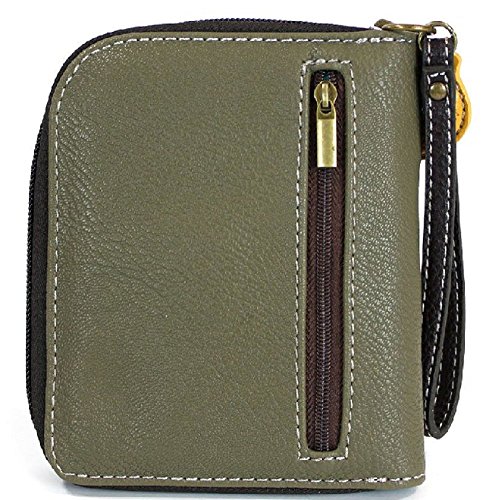 Image of CHALA Zip Around Wallet, Wristlet, 8 Credit Card Slots, Sturdy Pu Leather