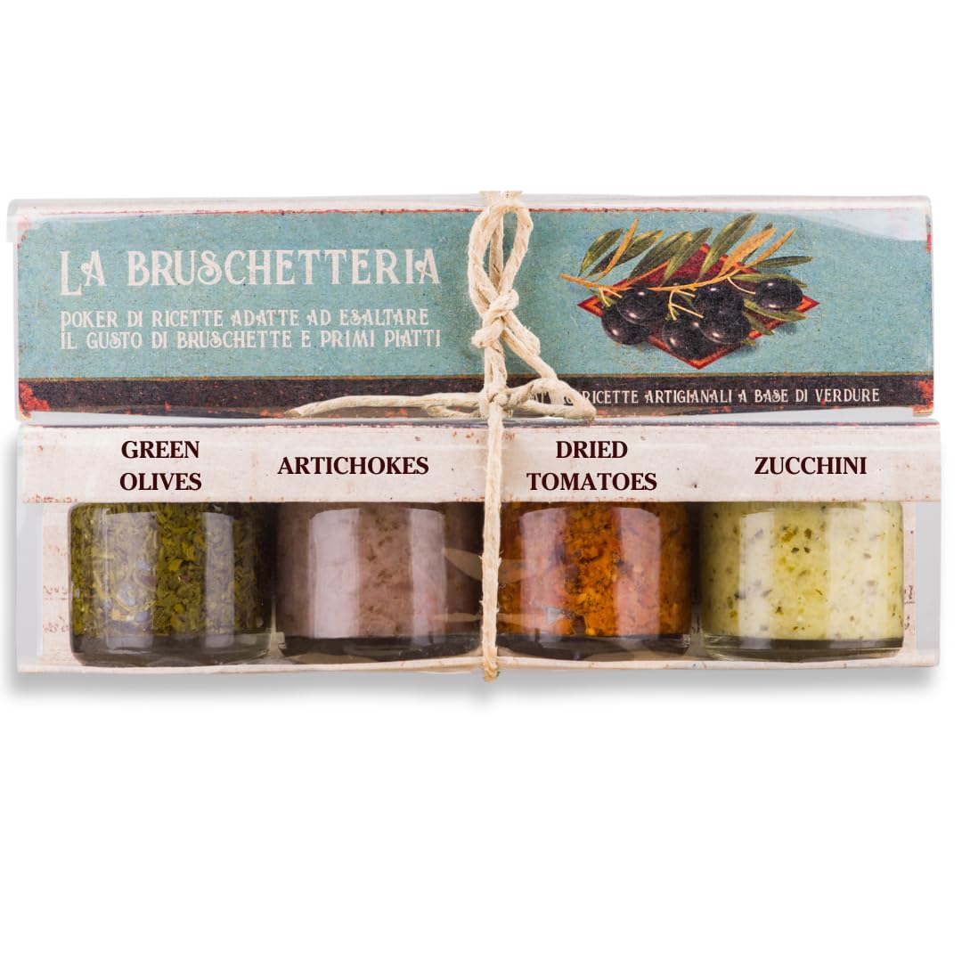 Amazon.com : ARTIGIANI DEI SAPORI - Bruschetta Set, 1.3 oz each