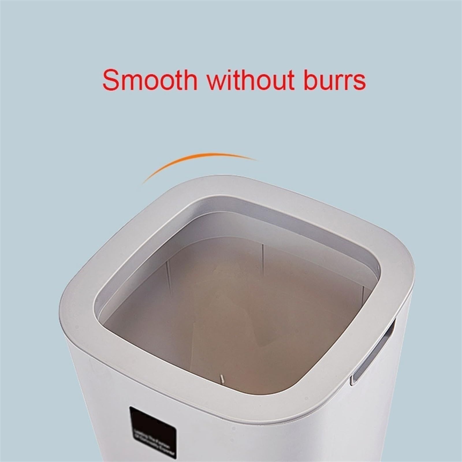 Cestino Pattumiera senza coperchio da 12 litri for la casa, soggiorno, camera da letto, pattumiera semplice, cestino for la carta igienica in bagno, cucina, cestino for la carta straccia in plastica f