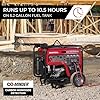 Honda EB5000 5000 Watt Generator, Quiet 120/240V Gas Powered OSHA-Compliant Portable Generator for Construction Site or Backup Power Supply, Up to 10.5 Hour Run Time (EB5000XK3AN)