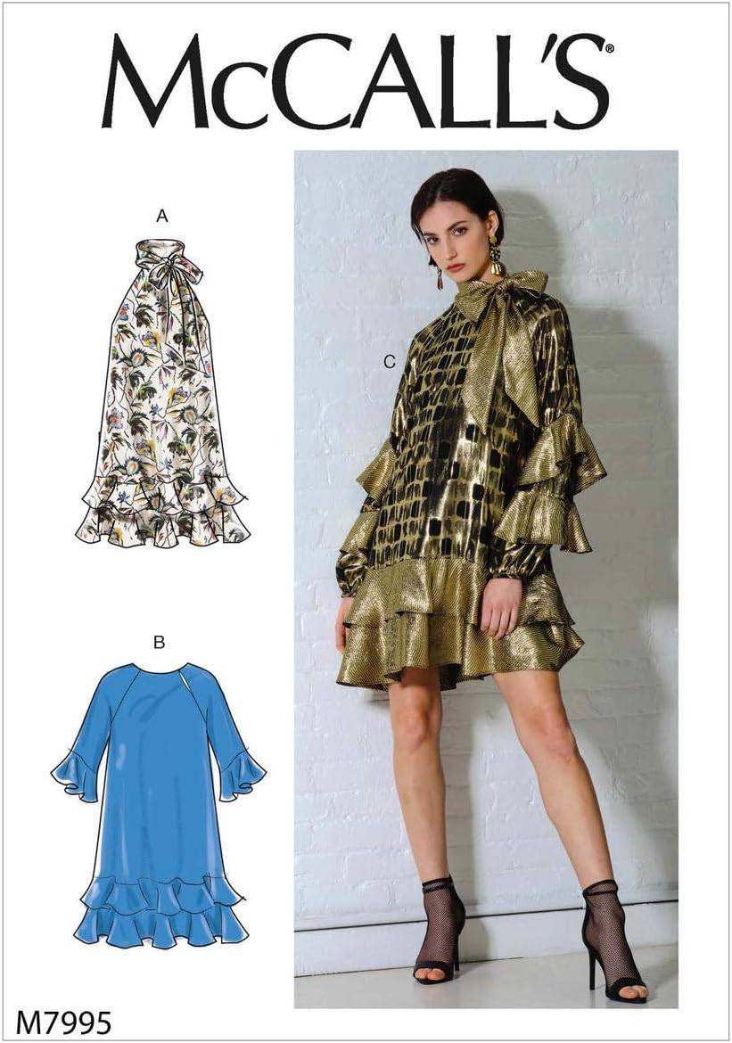 McCall's Sewing Pattern R10418 / M7995 - Misses' Dresses, Size: Z (16-18-20-22)