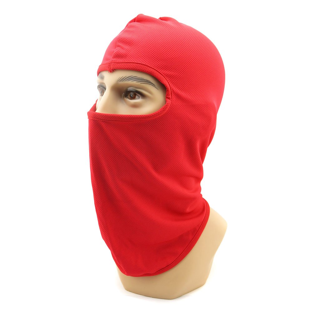 2X Paintball Military Cover Biker Cap Ski Snowmobile Hunting Full Face Mask Balaclava BA01 Red