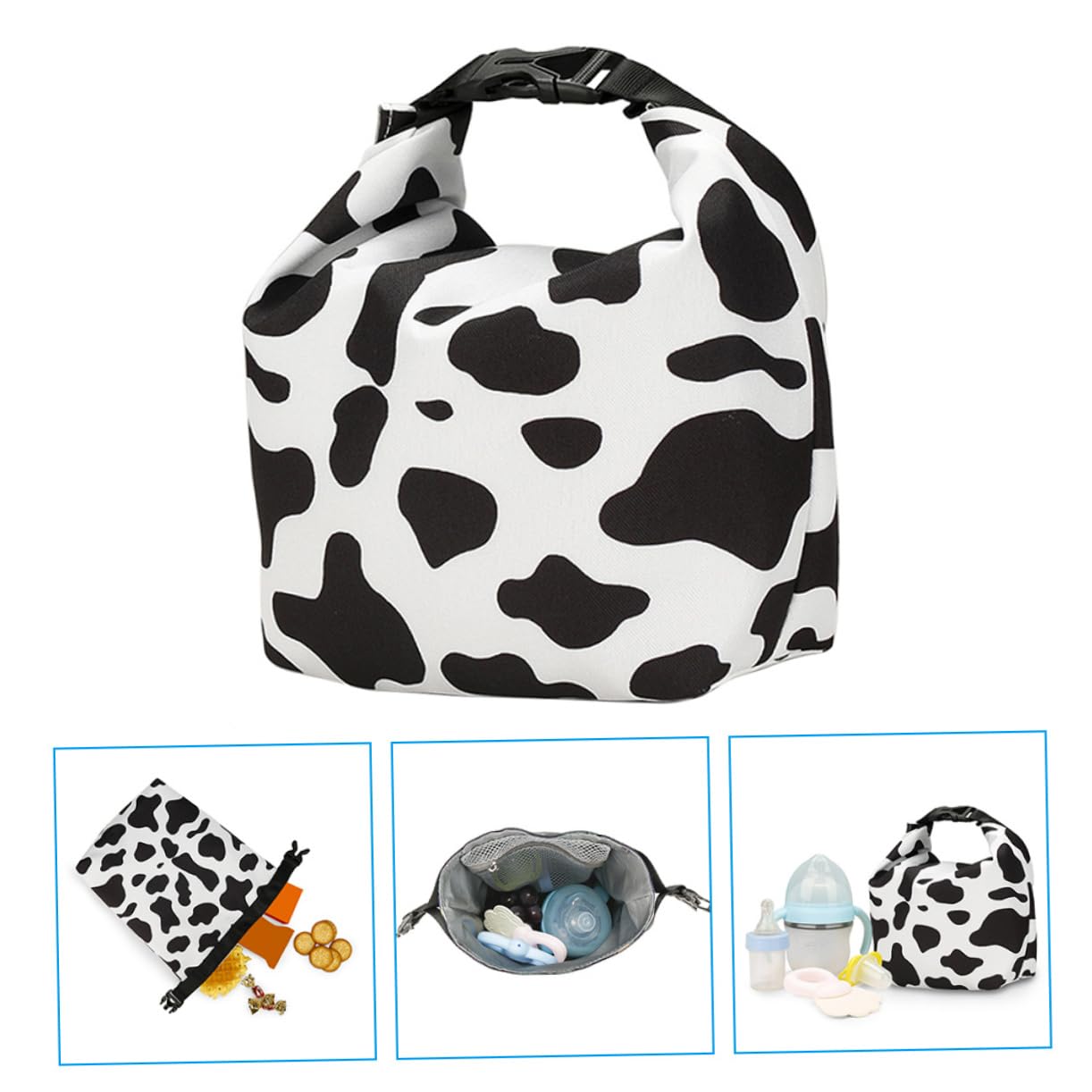 Toyvian 5 Pz custodia per biberon contenitore latte cucchiaio pieghevole sacchetti per bottiglie sacchetti bottiglie cantinetta portabottiglie borse termiche portabottiglie per il latte