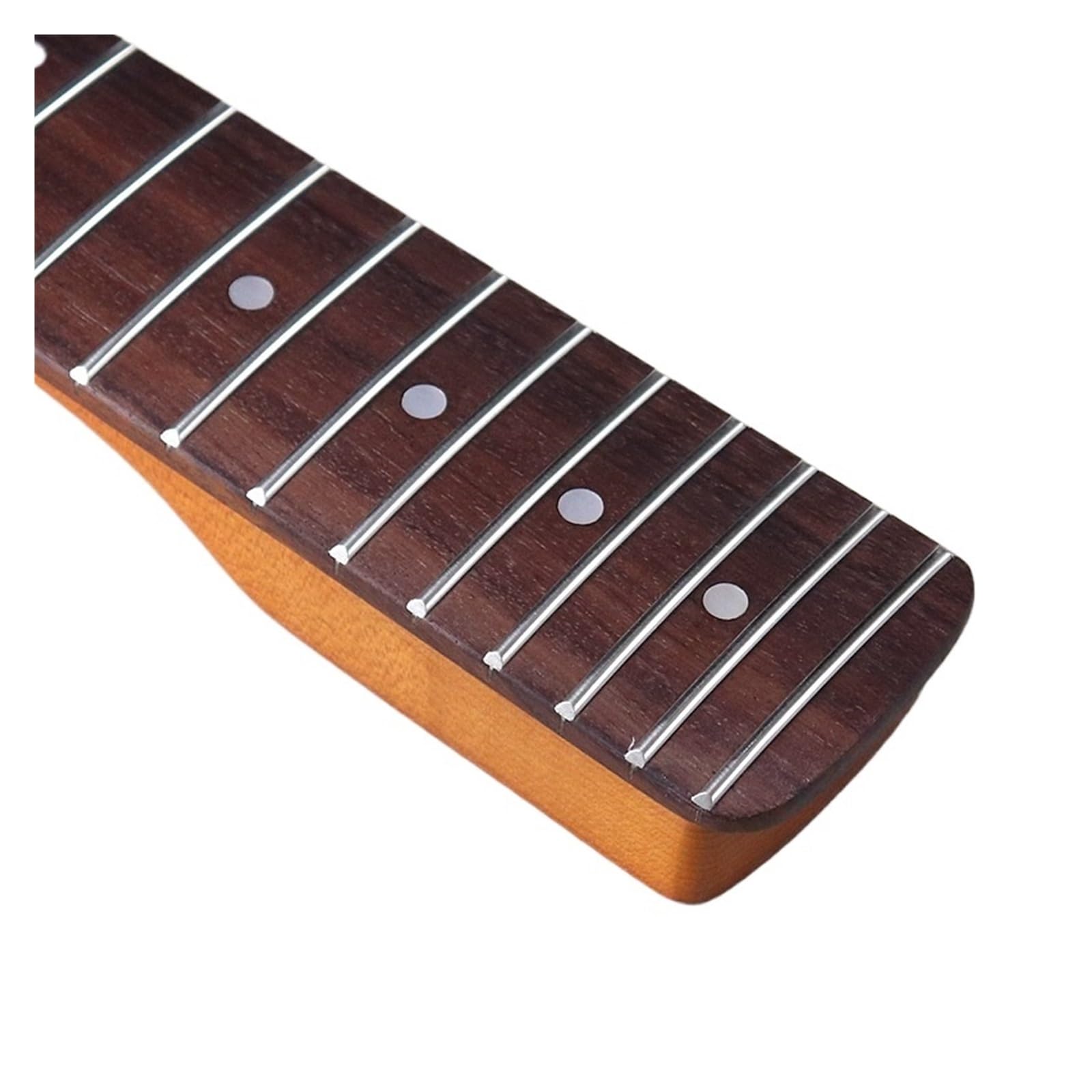 ST Manico for chitarra elettrica Mancino 6 corde 22 tasti Acero tostato Tastiera in palissandro Accessori for chitarra elettrica opaca