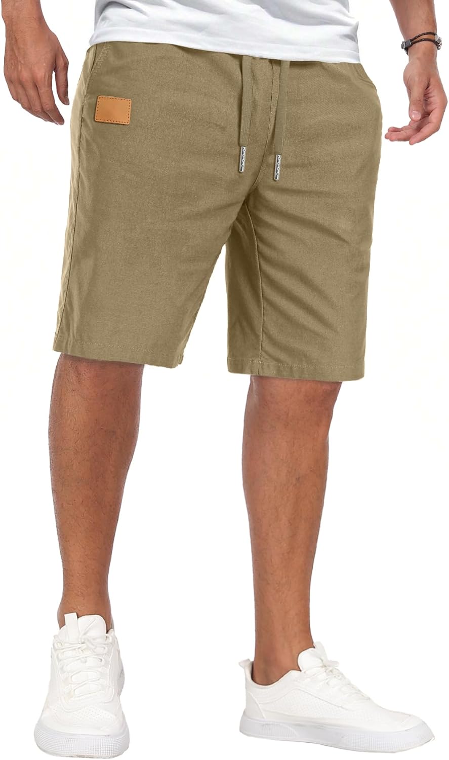 Sailwind Men's Casual Summer Beach Shorts Classic Fit Dress Stretch Waist Shorts with Pockets - Image 2