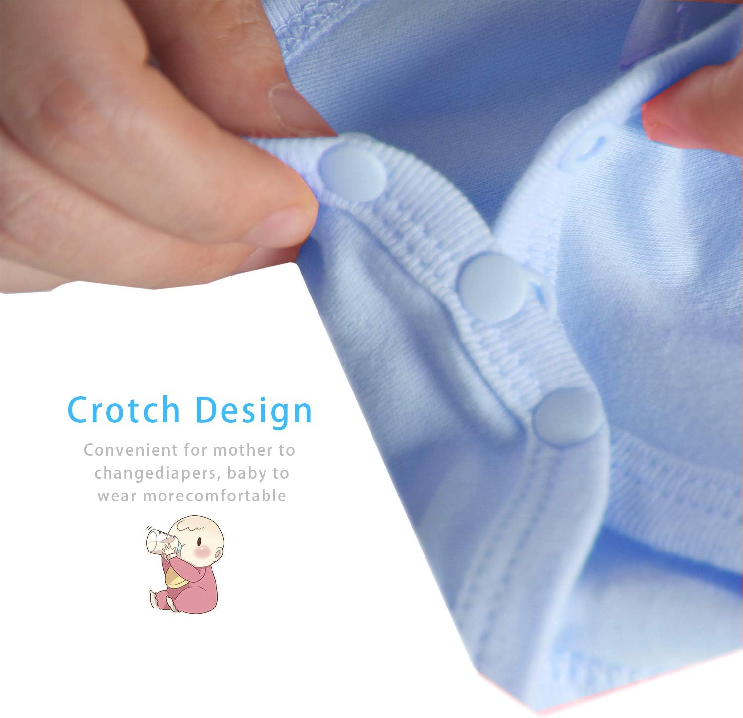 YSCULBUTOL Baby Twins Bodysuits He/She Did It Twin Outfit Girl Romper With Hat Set - Image 4