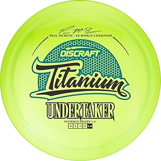 Discraft Paul McBeth Signature Titanium Undertaker Distance Driver Golf Disc [Colors May Vary] - 170-172g
