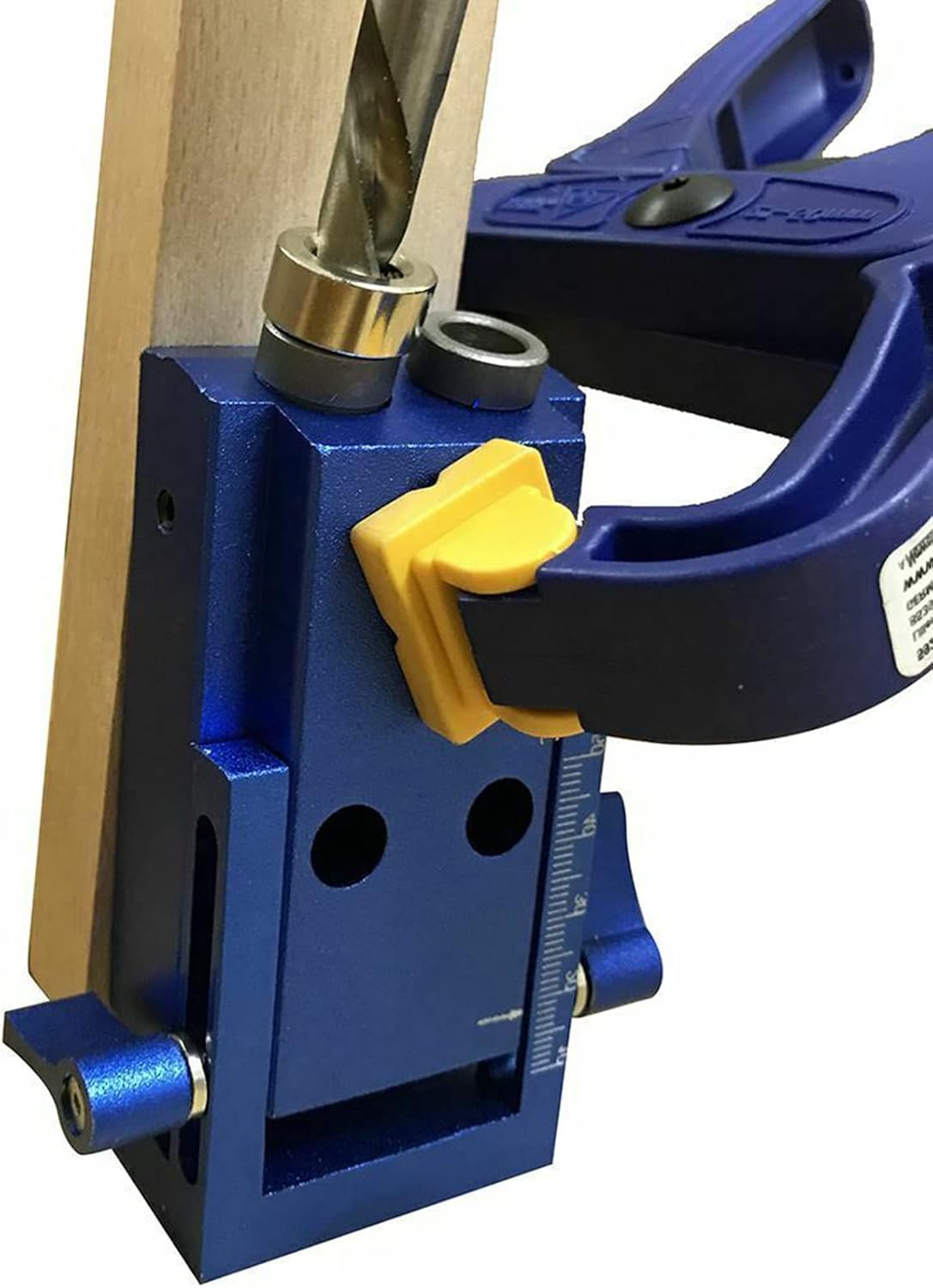 105402 Katsu Pocket Hole Drilling Jig Kit with Step Bit Woodworking Joinery