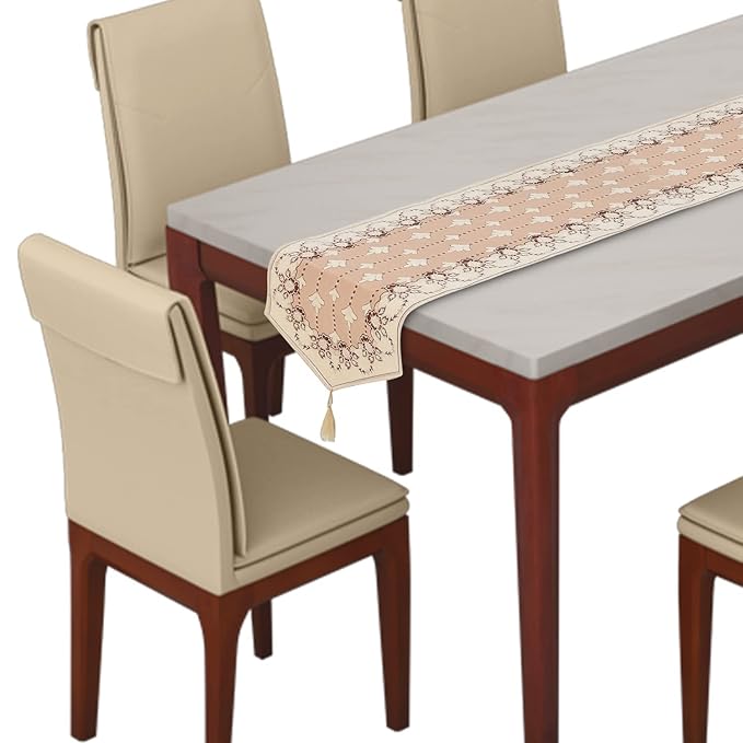 Solimo Velvet Table Runner - Brown