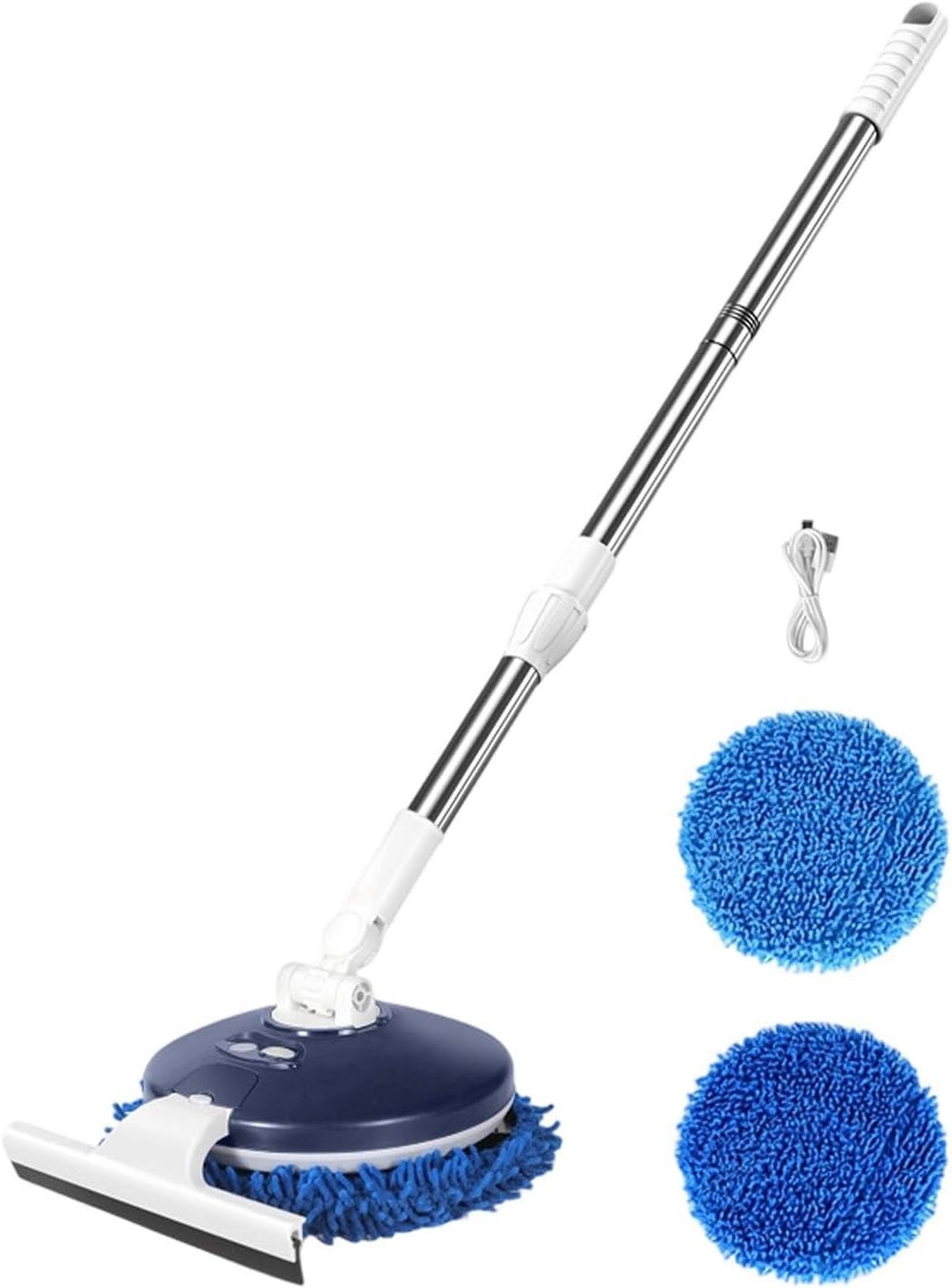 Car Wash Brush with Handle Cordless Rotating Rechargeable Adjustable