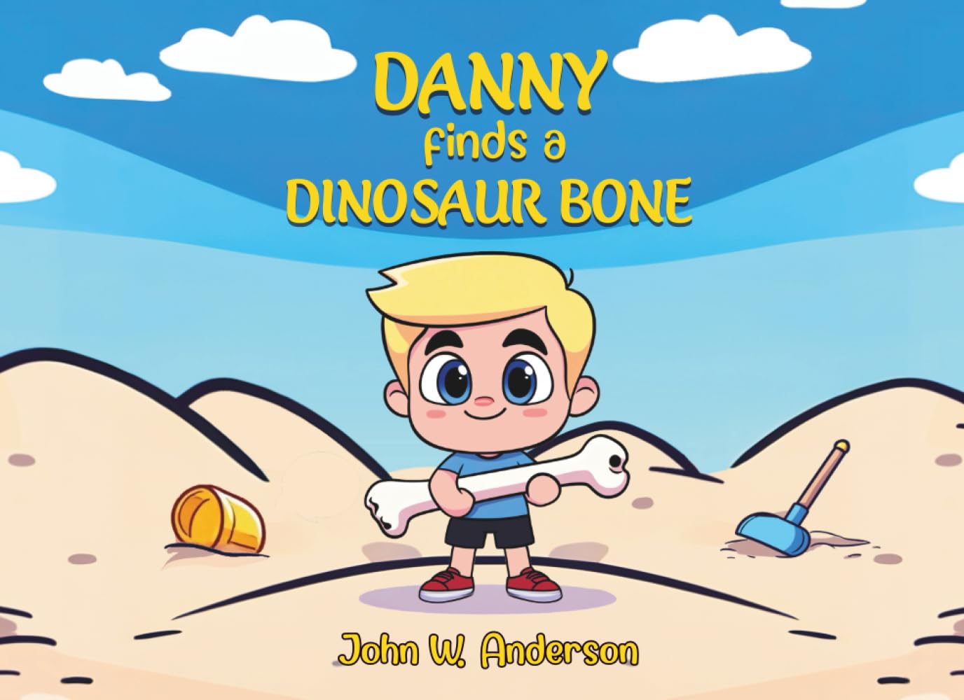 Danny finds a Dinosaur Bone
