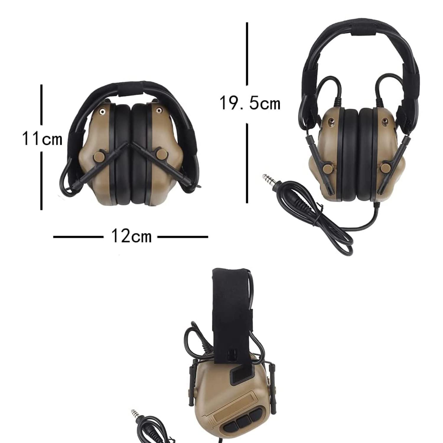 ヘッドホン Helmet Amazon.co.jp: ミリタリー シューティング エアソフト ヘッドホン