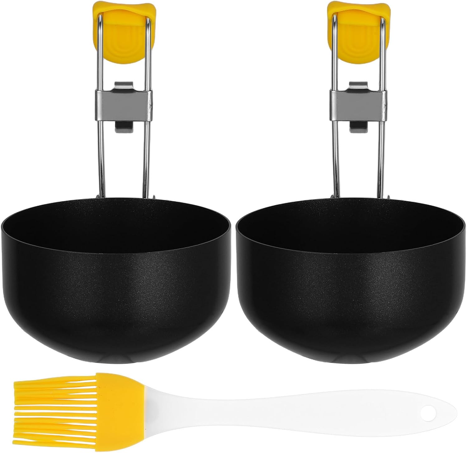 2pcs Nonstick Stainless Steel Egg Mold Rings for Cooking Breakfast Xmas