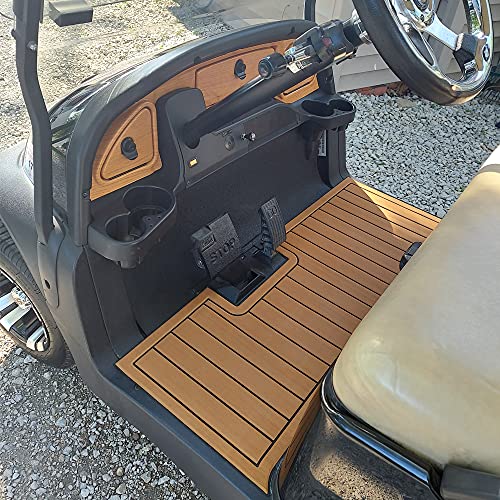 Youlego - Club Car Precedent Golf Cart Foor Mat,Anti-Skid Mat With Eva Environmentally Friendly Materials For Club Car Precedent. (Beige) #TOP5