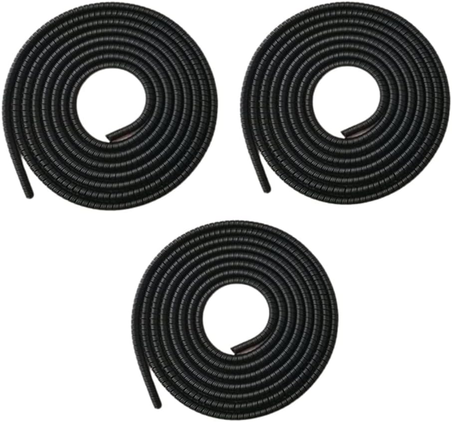 BeFall Cable Protector/Wire Repair/Pets Chew Cable Protector/Headphone Saver, Spiral Cable Strain Relief Cable Wrap Tube Charger Cord Sleeve, USB Date Cable Saver (JetBlack)