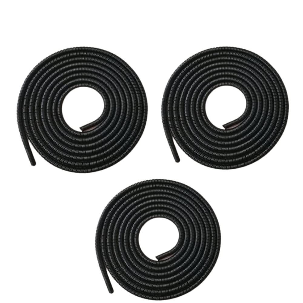 BeFall Cable Protector/Wire Repair/Pets Chew Cable Protector/Headphone Saver, Spiral Cable Strain Relief Cable Wrap Tube Charger Cord Sleeve, USB Date Cable Saver (JetBlack)