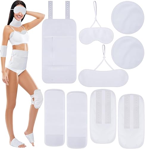 Miniatura 1 de Paquete de 9 unidades de aceite de ricino reutilizable, paquete de aceite de ricino resistente al aceite, kit de aceite de ricino blanco,