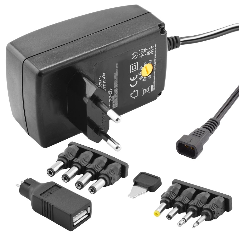 Adaptateur Secteur DC 3V 1A - Prises UE, Connecteur 5,5 X 2,1 Mm - Pour Divers Appareils électroniques