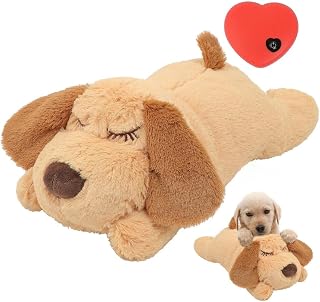 Puppy Heartbeat Toy -Pet Anxiety Relief and Calming Aid - Comfort Dog Toy - Behavioral Training and Sleep Aid Cuddle Buddy - Crate Training Essential