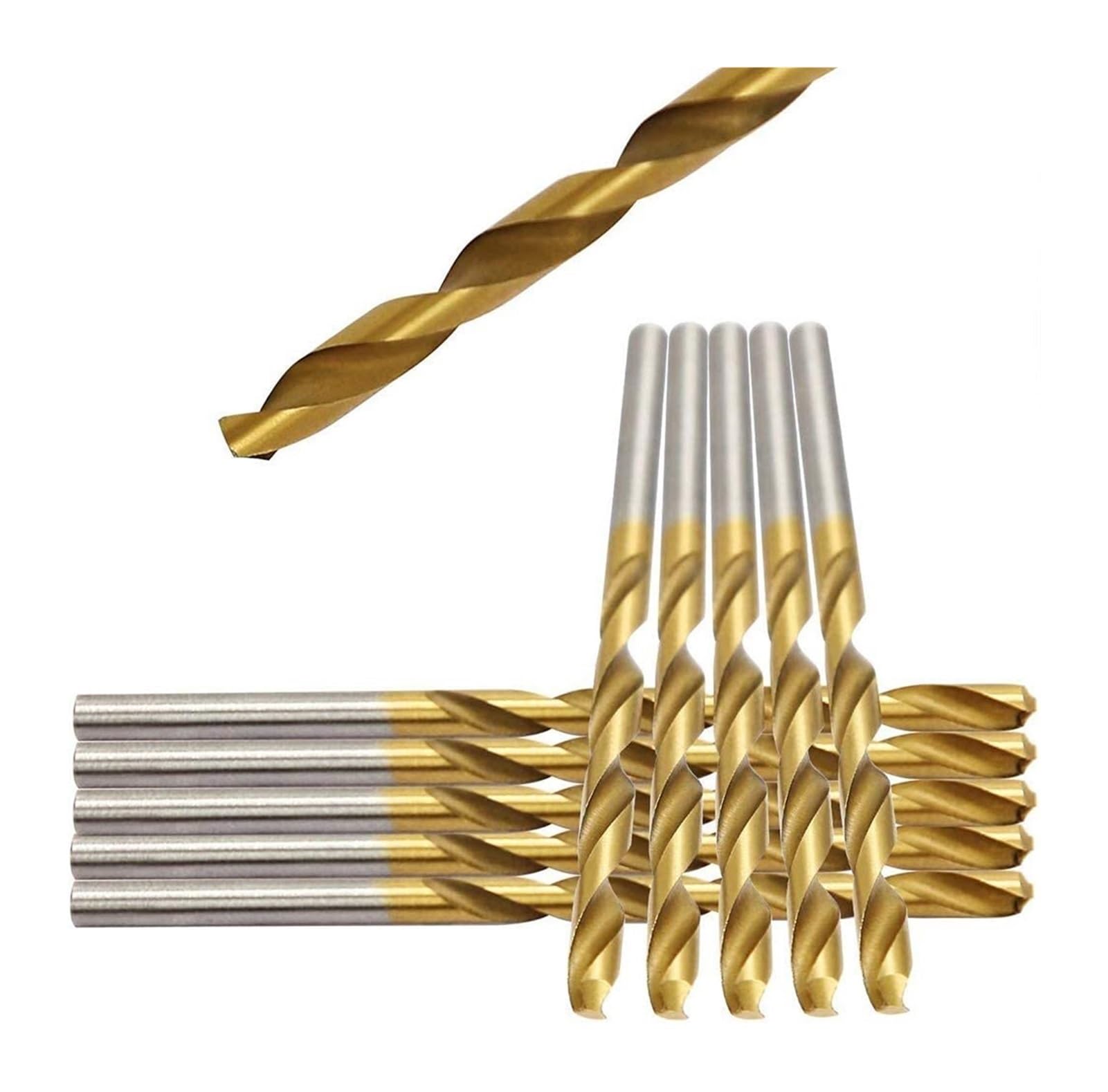 Foret étagé HSS 6-55 Mm 11 Marches - Revêtement Titane - Pour Métal, PVC, Aluminium