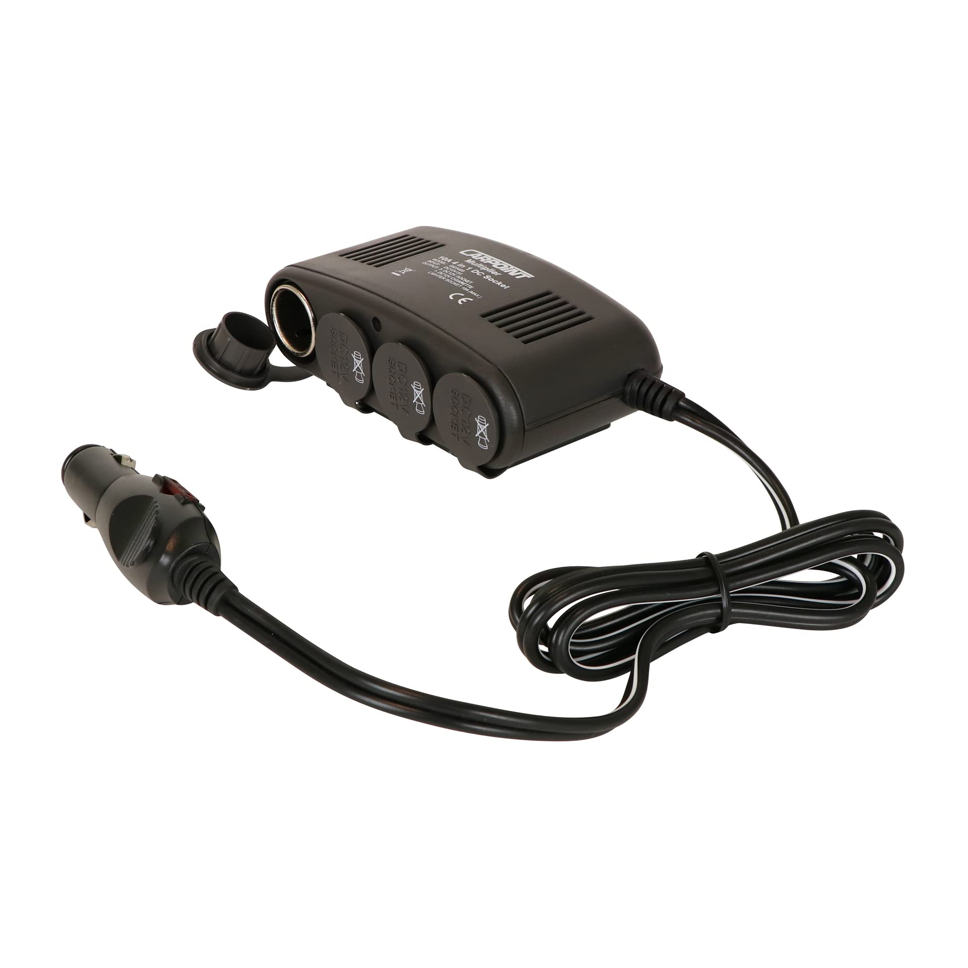 Carpoint Prise Quadruple 12V 10A