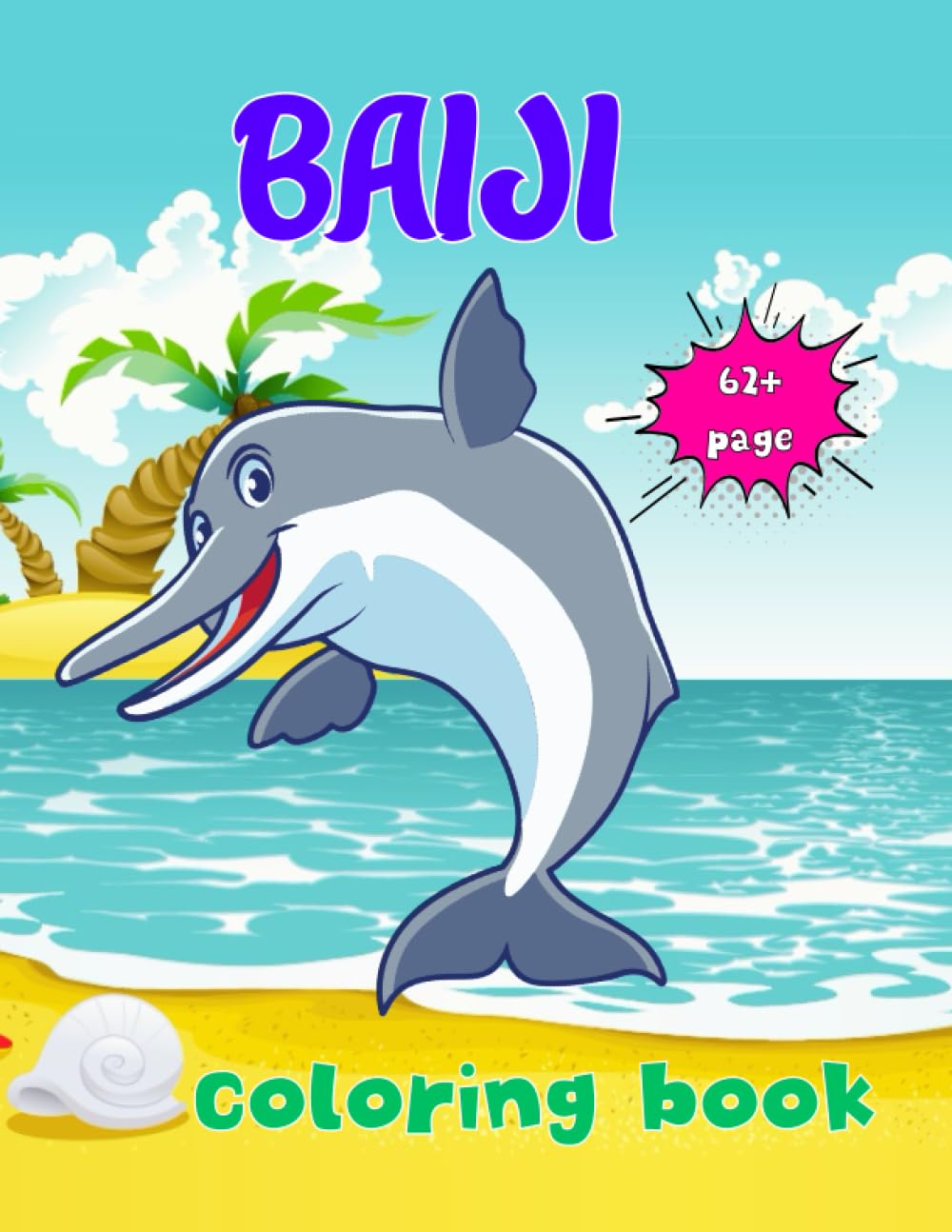 Baiji coloring book: Stress Relaxation Baiji Coloring Book With Gorgeous Designs To Color