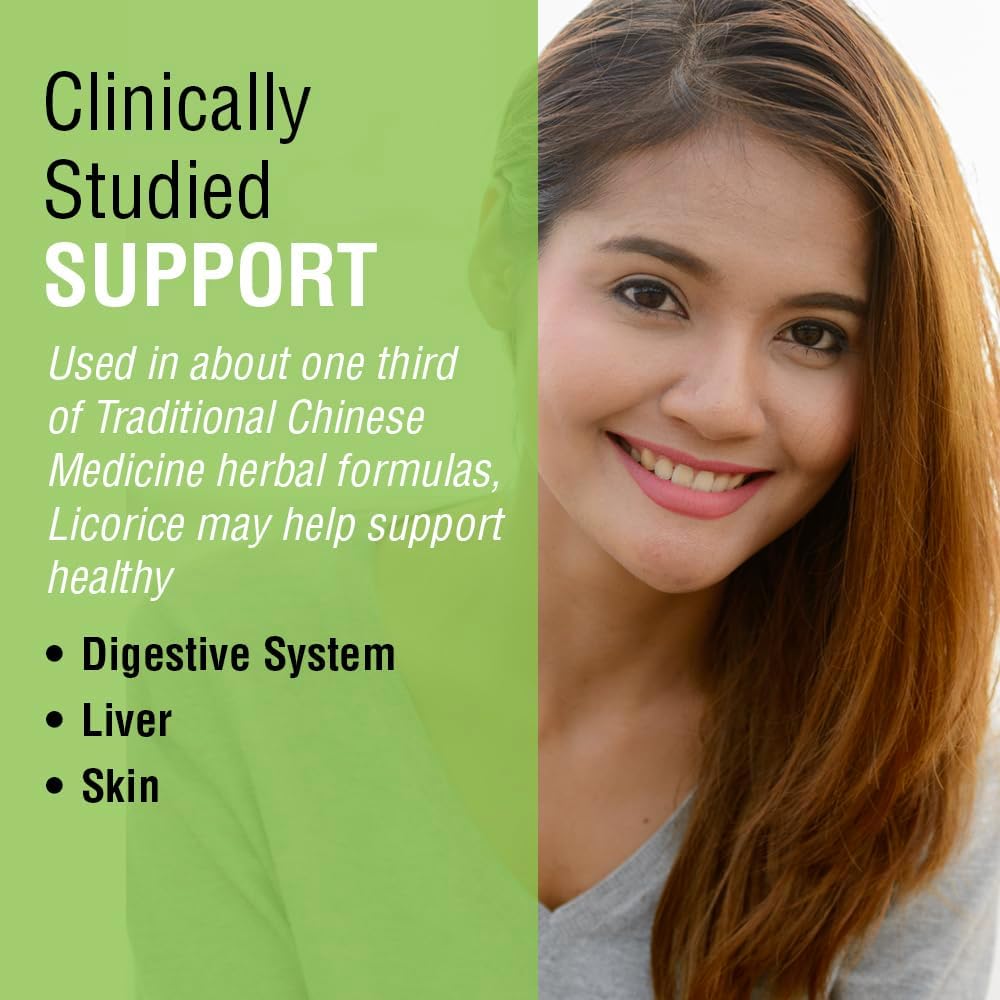 Licorice Root 450mg | Healthy Distive System, Liver & Menopal