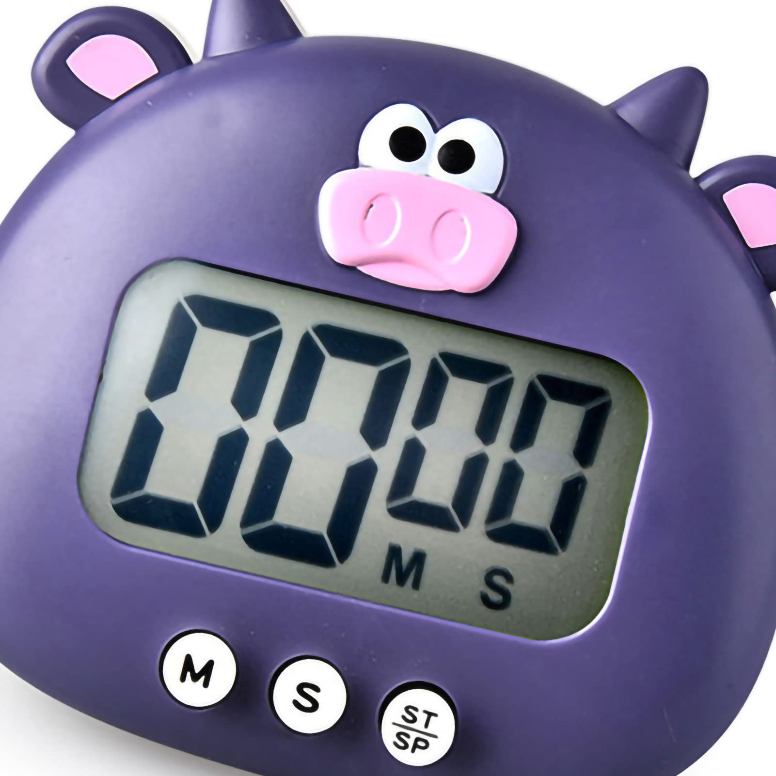 Magnetic Kitchen Timer Countdown Digital Electronic Cute Cartoon Animal Digital Kitchen Cooking Timer with ON Off Switches for Cooking Bake Egg Toothbrush Classroom Teacher - Image 4