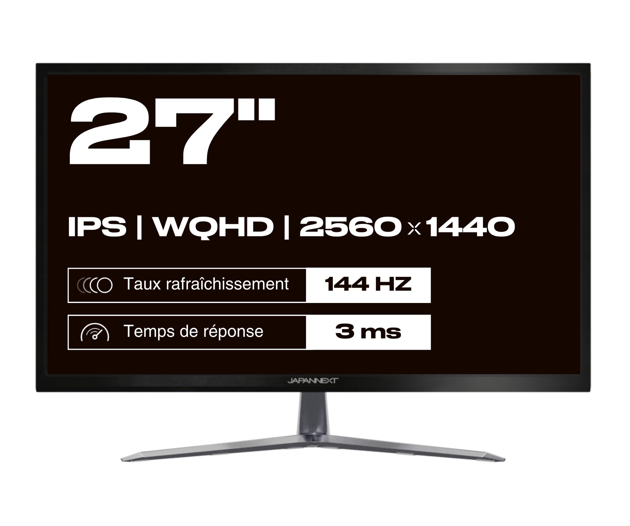 JapanNext 27 Inch PC Monitor 2K WQHD JN-IPS27144WQHD | 16:9
