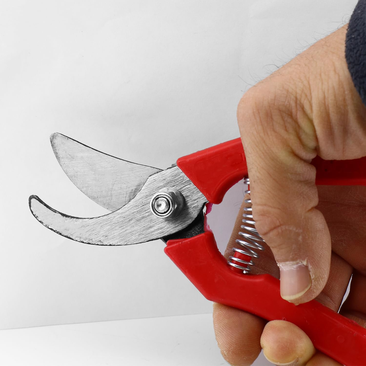 Bağ Makası Bahçe Bitki Çiçek Gül Ağaç Üzüm Filiz Çubuk Çıbık Dal Budama Kesme Bıçkı Makas 18 cm