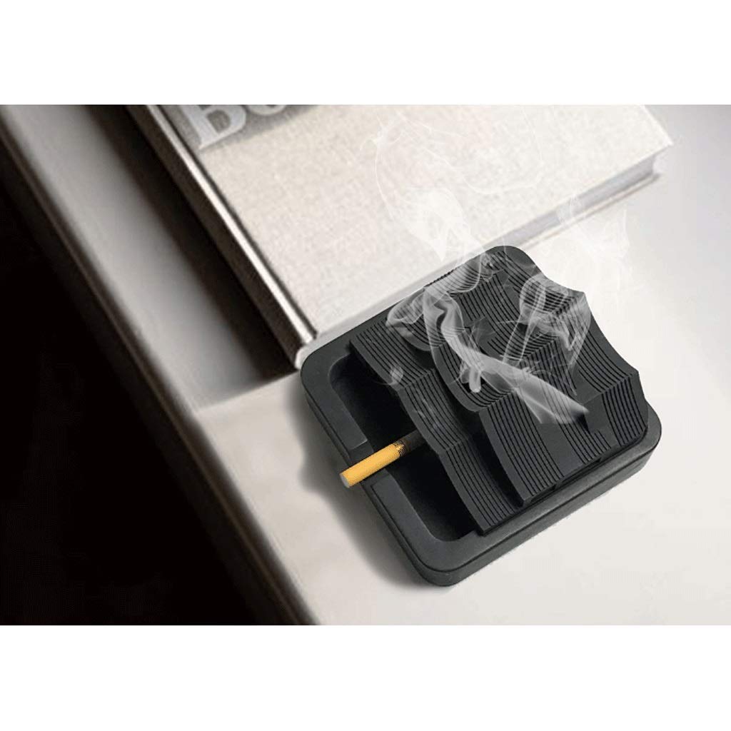 Ashtray, Outdoor Snow Mountain Cement Ashtray For Home Office, Terrace