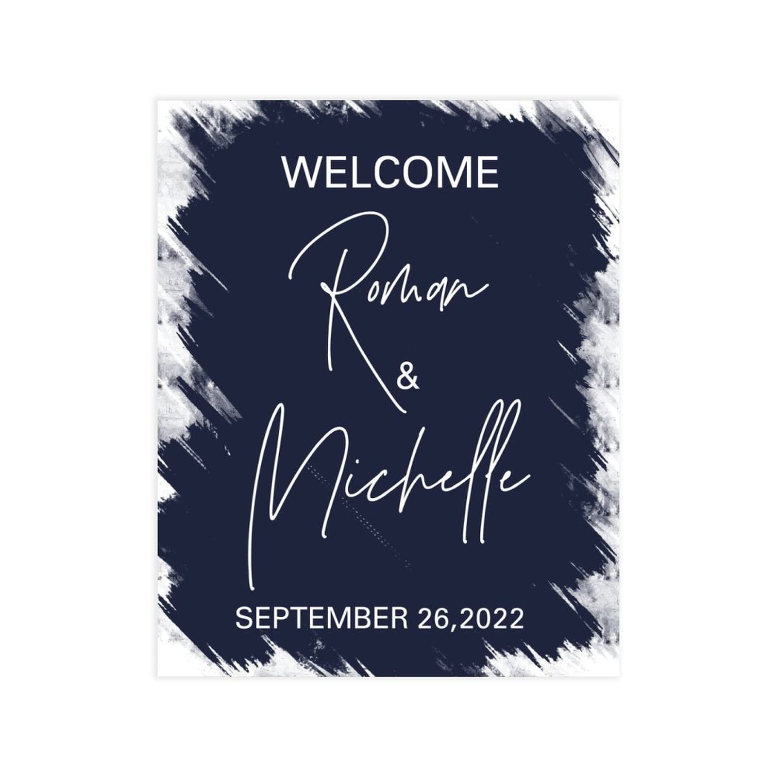 Panneau de bienvenue personnalisé avec nom personnalisé pour n'importe quelle date, cadeau de mariage, splendide calligraphie, cadeau de pendaison de crémaillère, cadeau de pendaison de crémaillère,