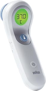 Braun BNT300CA No-Touch and Forehead Thermometer with Colour Coded Display for Baby, Children and Adults, No. 1 Brand Among Pediatricians and Moms