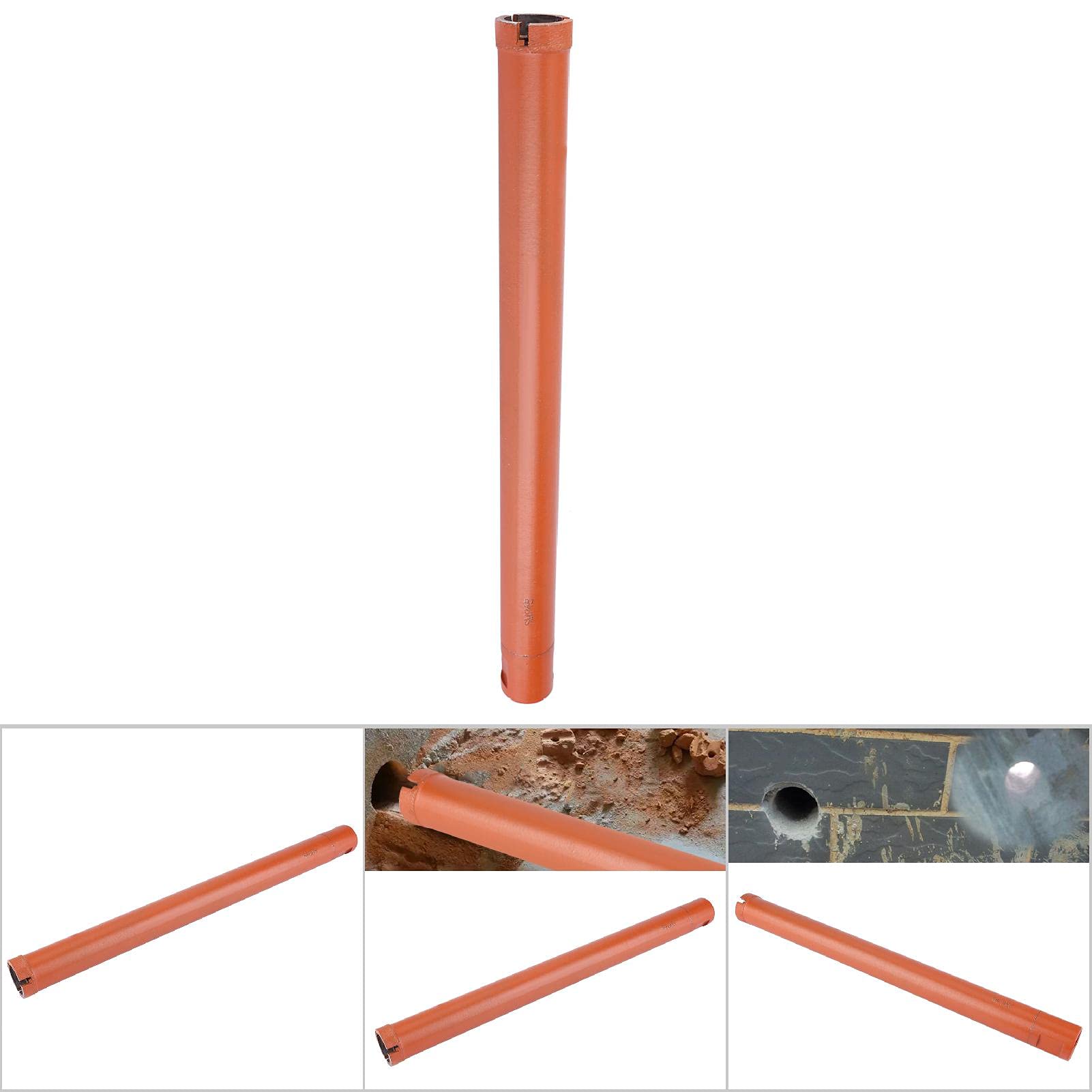 Broca perforadora de hormigón con diamante central de pared fina para hormigón adoquines de hormigón 36 x 370 mm
