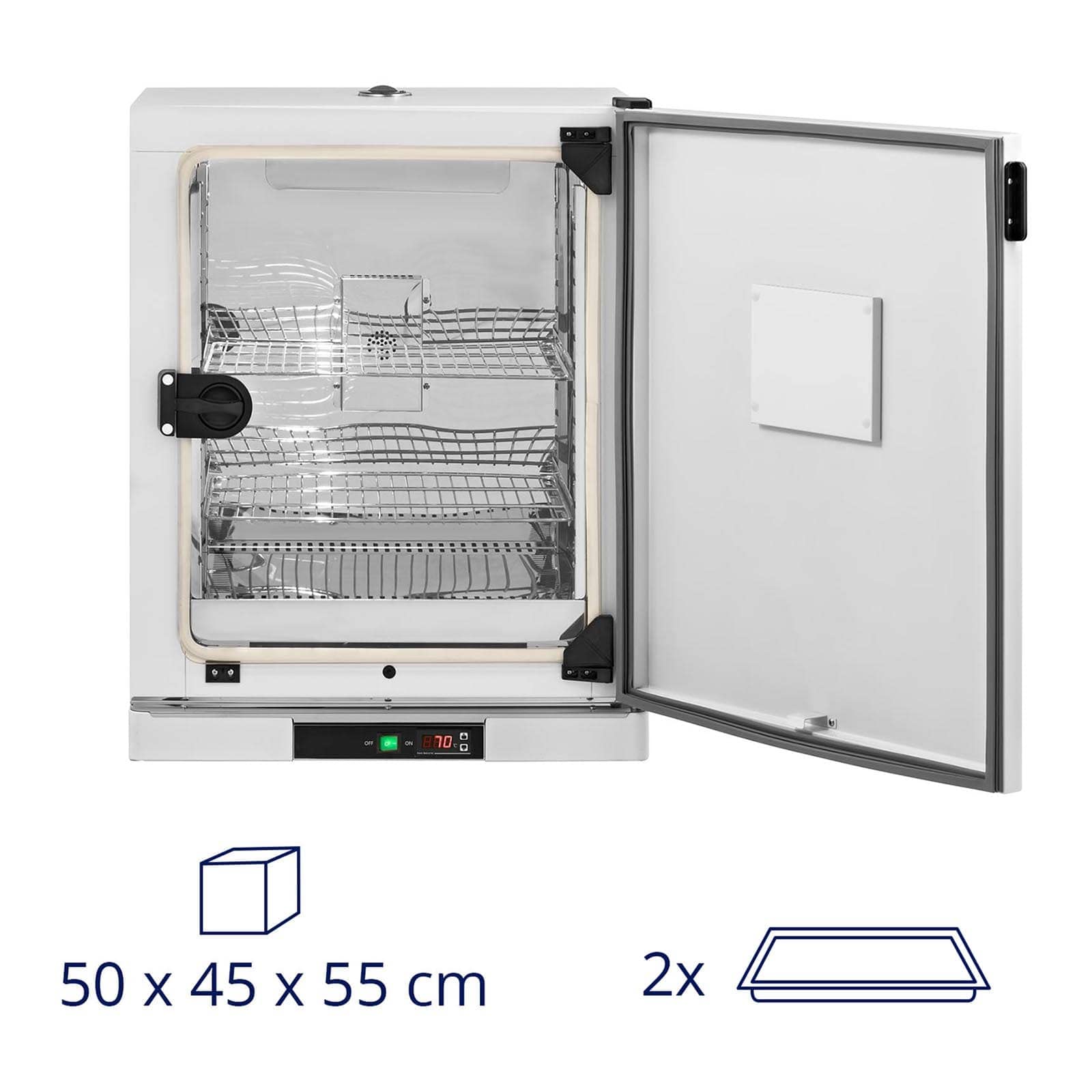 Steinberg Systems Brutschrank 125 l Umluft Inkubator Labor bis 70 °C