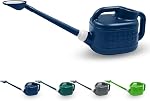 1 Gallon Watering Can, Garden Watering Can Outdoor, Plant Water Can with Removable Long Spout and Stainless Steel Sprinkler Head, Plastic Indoor Watering Cans for Gardening Flower Plants
