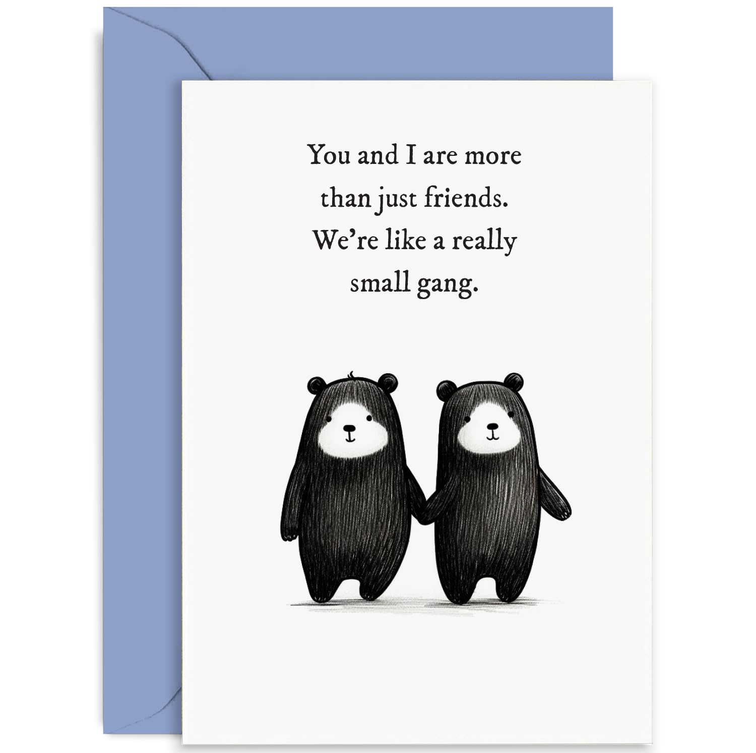 Old English Company Best Friend Greeting Card Best Friend Friendship Card -  'Cookie Of Life' Quote - Old English Co. Greeting Card Non-slip Childrens  Slippers, image size:1500x1493
