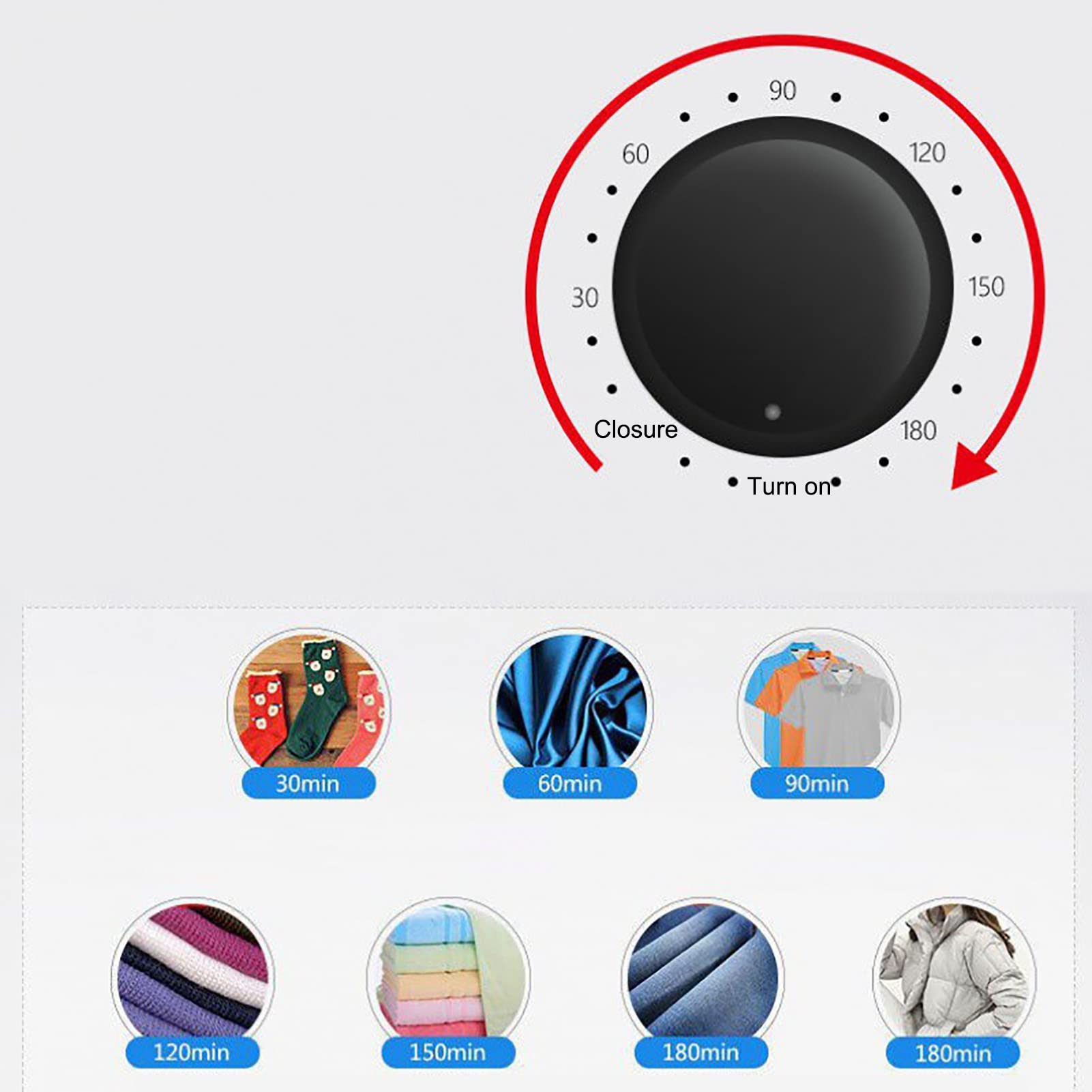 Mini stendibiancheria elettrica Portatile, asciugabiancheria Super Silenzioso Abbigliamento Scarpe Asciugatrici Risparmio energetico for la casa dell'appartamento (Size : 1500W)