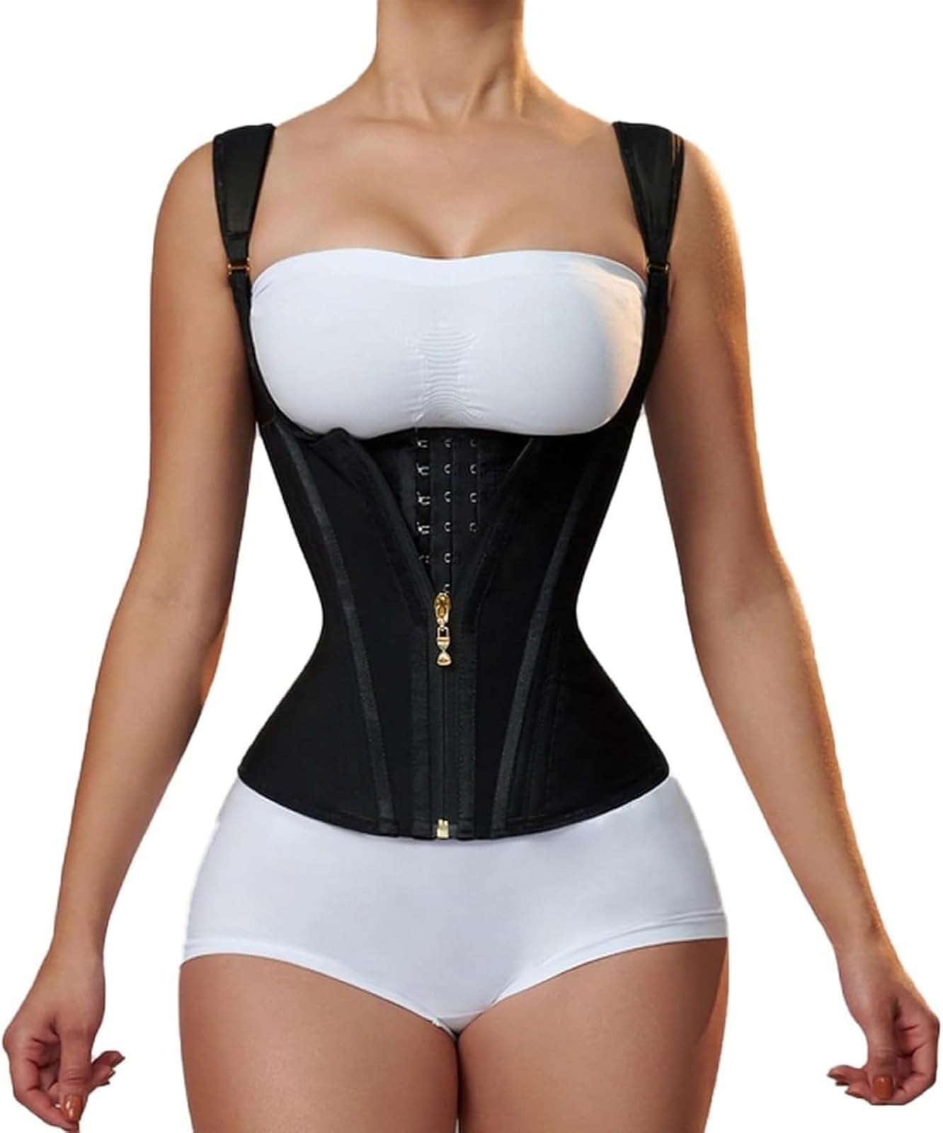 Gaine Amincissante Reducing Shapers, VêTement Gainant pour Femme, Lavage à la Main(Black,S)