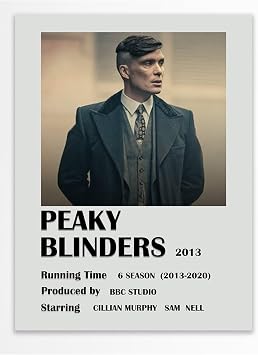 Postifull Peaky Blinders - Çerçevesiz Poster - Duvar Dekoru - Dizi Ve Film Afiş Posterleri - Kalın Kuşe Kağıt;50 X 70 Gri - 15
