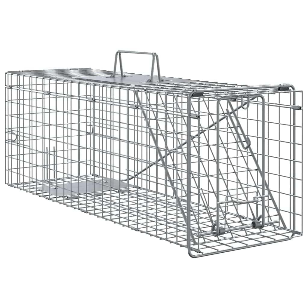 Genérico Trappola per Animali Antracite 61 x 20 x 21.5 cm Acciaio,Antracite,1.889kg,42017312